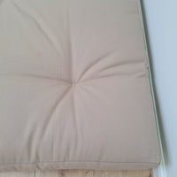 HEMP shikibuton 6” thick mat Shiki futon filled organic hemp fiber filler in natural beige Cotton fabric Custom Size Hand made