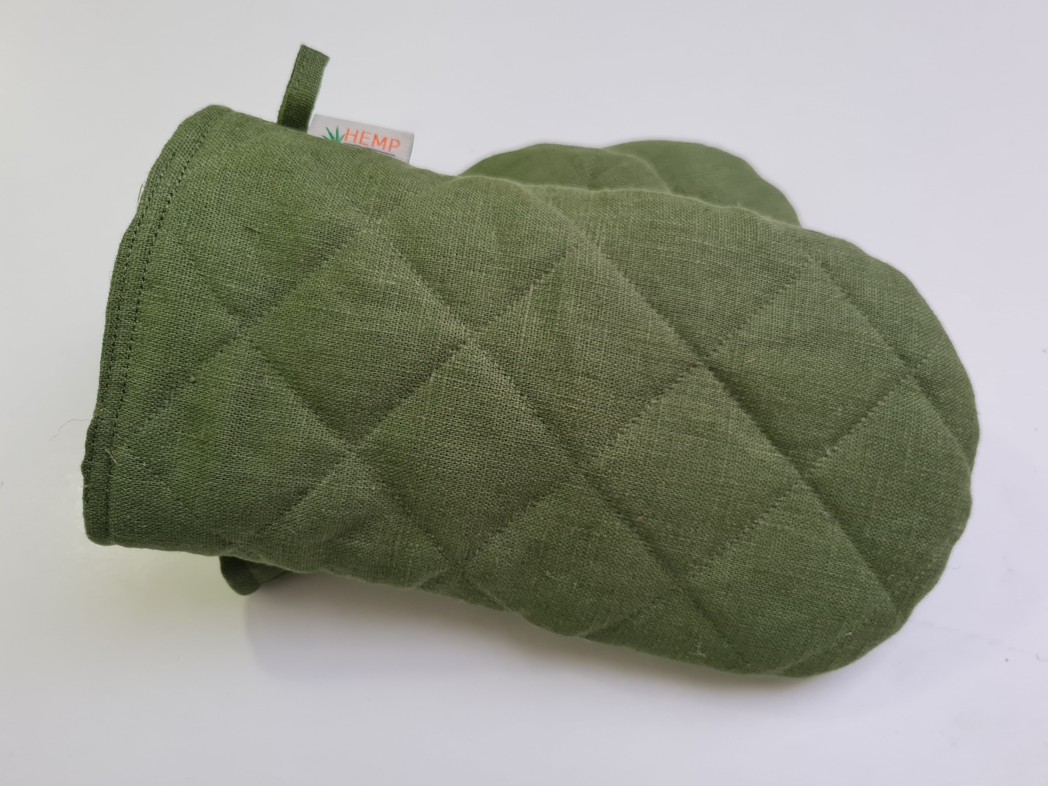 Natural Hemp Linen Oven Mitt and Pot Holder Set Filled unique Hemp fiber filling Pot holders Gloves Housewarming gift