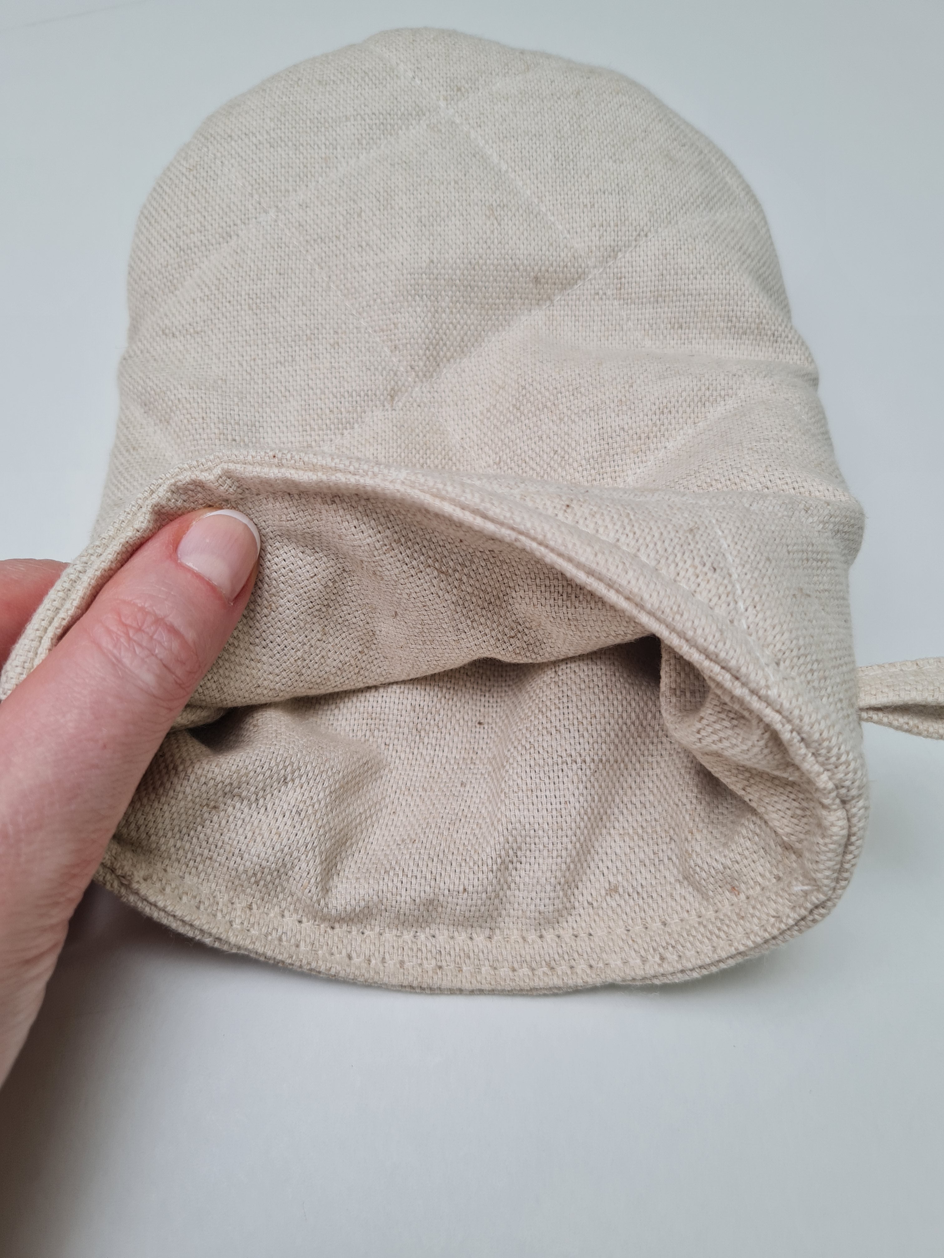 Natural Hemp Linen Oven Mitt and Pot Holder Set Filled unique Hemp fiber filling Pot holders Gloves Housewarming gift