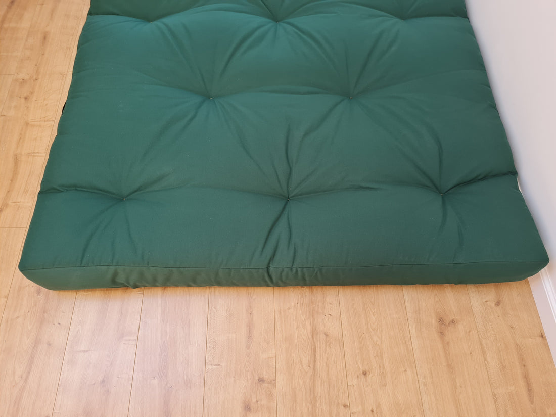 HEMP shikibuton mat Shiki futon 3” thick filled organic hemp fiber filler in natural Cotton fabric Custom Size Hand made