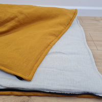 Thick HEMP Sleeping bag HEMP and lilen fabric filled organic Hemp fiber filling - Hemp sleep bag / blanket quilt, hand made