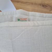 55" × 75" (140×190cm) HEMP mattress pad cover for futon depth 12" breathable Hemp fabric with hemp fiber filler inside earth friendly