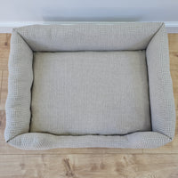 Organic HEMP pet bed in natural linen fabric filled organic HEMP Fiber - mat carpet - house for cats cots eco -friendly