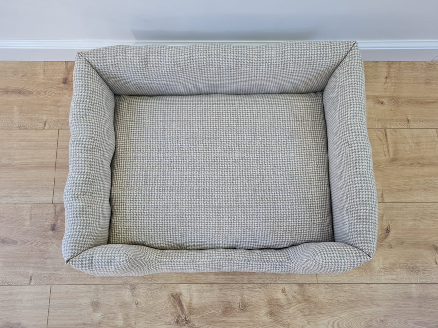 Organic HEMP pet bed in natural linen fabric filled organic HEMP Fiber - mat carpet - house for cats cots eco -friendly