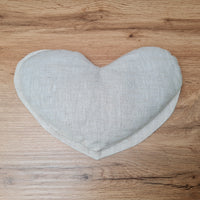 Hemp heart-shaped Eye Mask filled Buckwheat hulls Meditation Eye Mask organic Buckwheat hulls Fiber Filling Including an additional removable hemp cover.