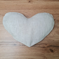 Hemp heart-shaped Eye Mask filled Buckwheat hulls Meditation Eye Mask organic Buckwheat hulls Fiber Filling Including an additional removable hemp cover.