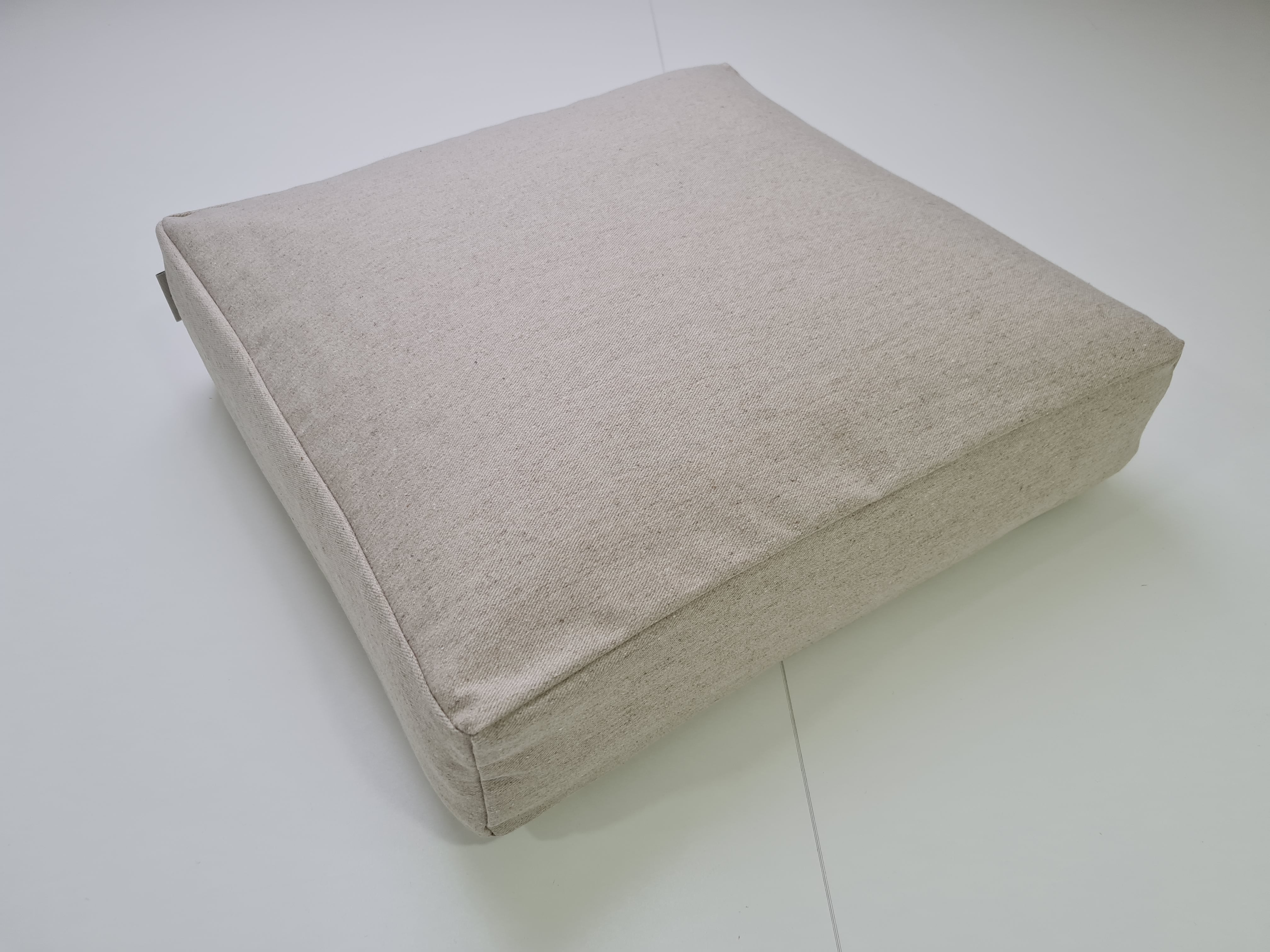 Special listing for Ashley Cheney two 54"x18"x5" hemp cushions and two 54"x23"x5" hemp cushions with removable covers in natural undyed linen