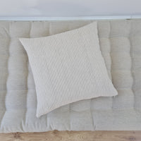 Hemp Linen Throw Pillow with Cover Filled HEMP Fiber filler in Natural Linen zipped Cover Throw Decorative Cushion