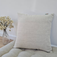 Hemp Linen Throw Pillow with Cover Filled HEMP Fiber filler in Natural Linen zipped Cover Throw Decorative Cushion