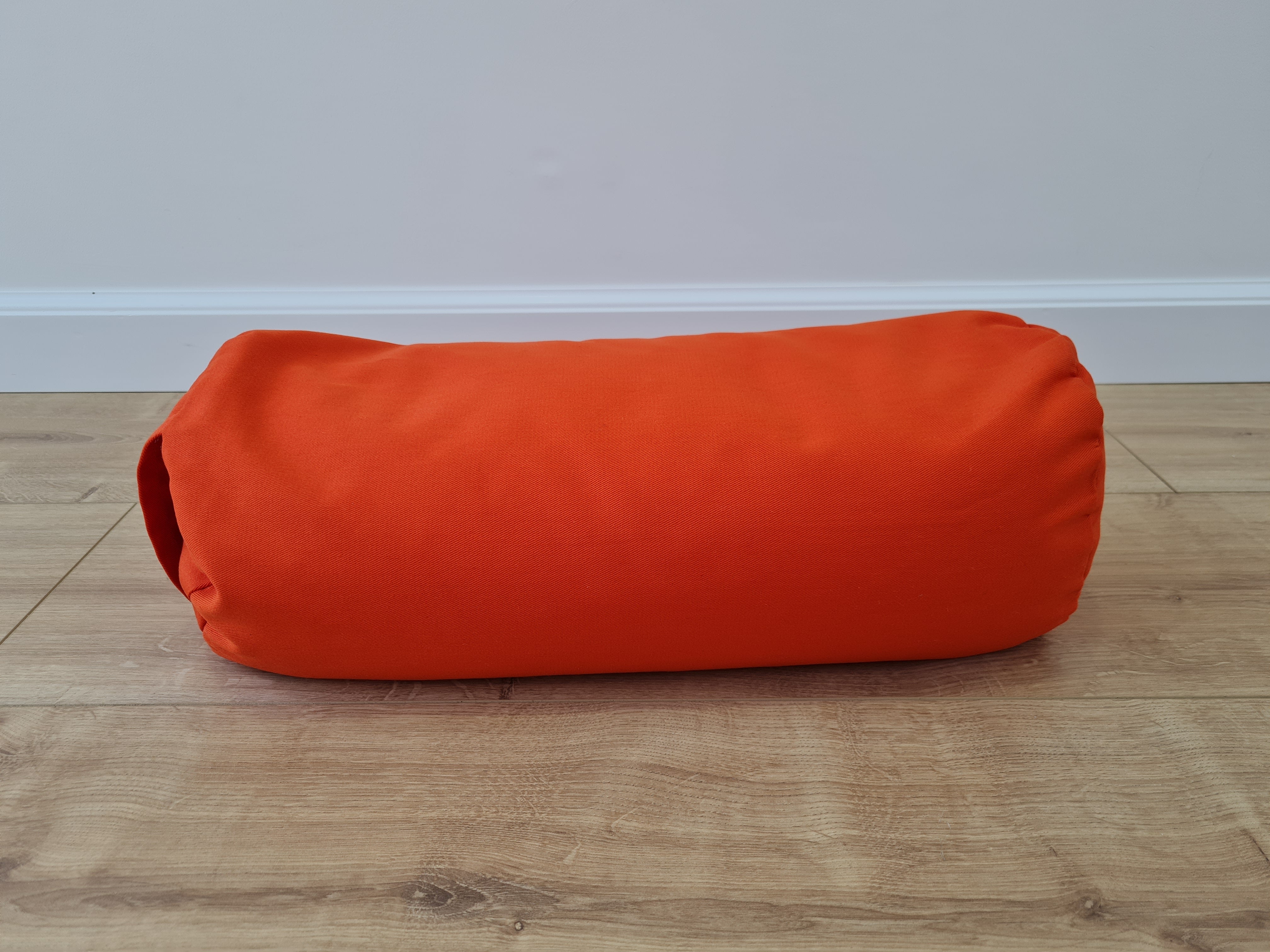 Bolster filled organic Buckwheat hulls yoga pillow Meditation pillow natural non dyed cotton fabric