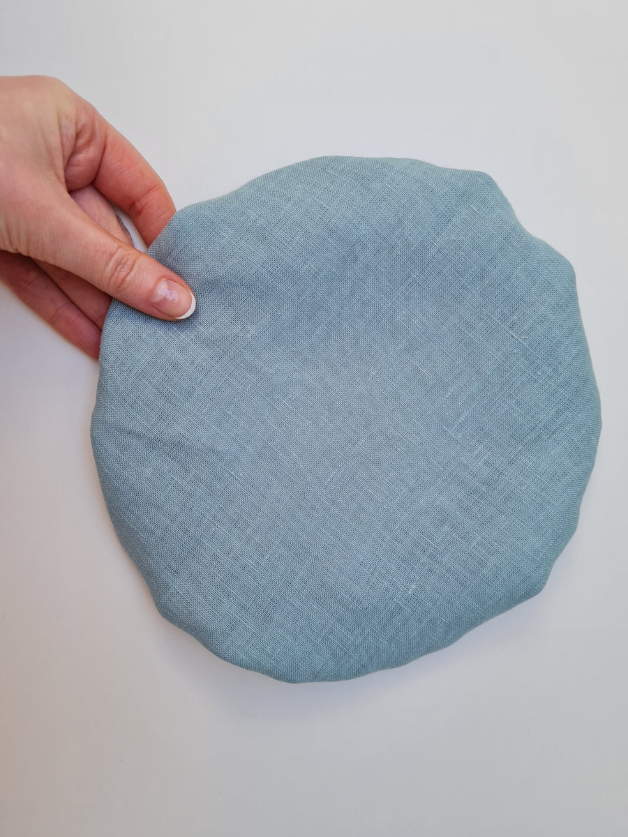 Hemp Linen Bowl Covers Hemp Linen fabric container covers