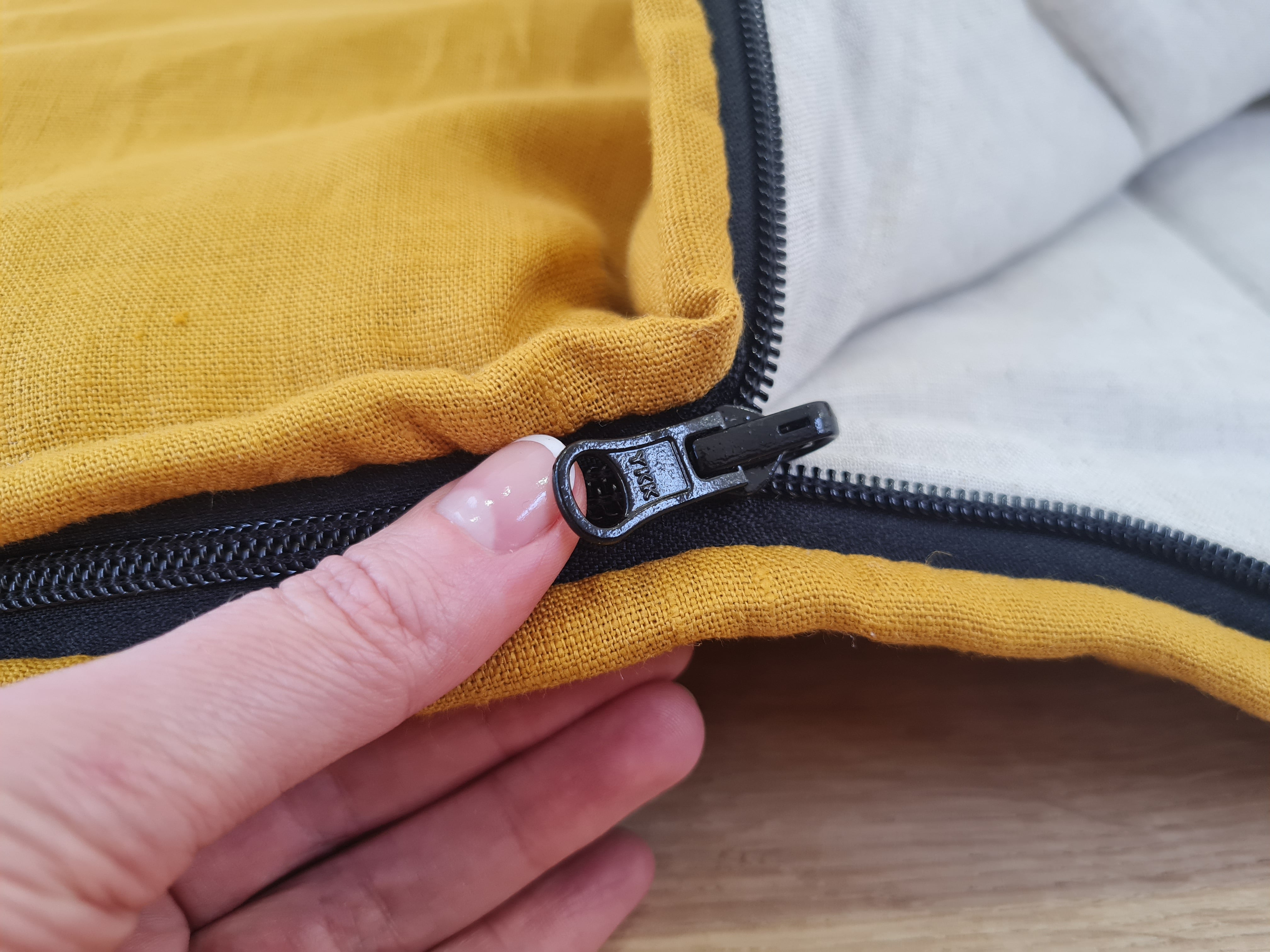 Thick HEMP Sleeping bag HEMP and lilen fabric filled organic Hemp fiber filling - Hemp sleep bag / blanket quilt, hand made
