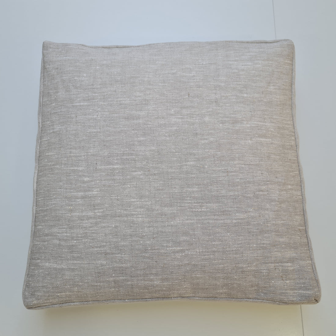Hemp cushion with removable cover Hemp fiber filling in cotton fabric with linen cover Floor cushion custom made size