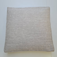 Hemp cushion with removable cover Hemp fiber filling in cotton fabric with linen cover Floor cushion custom made size