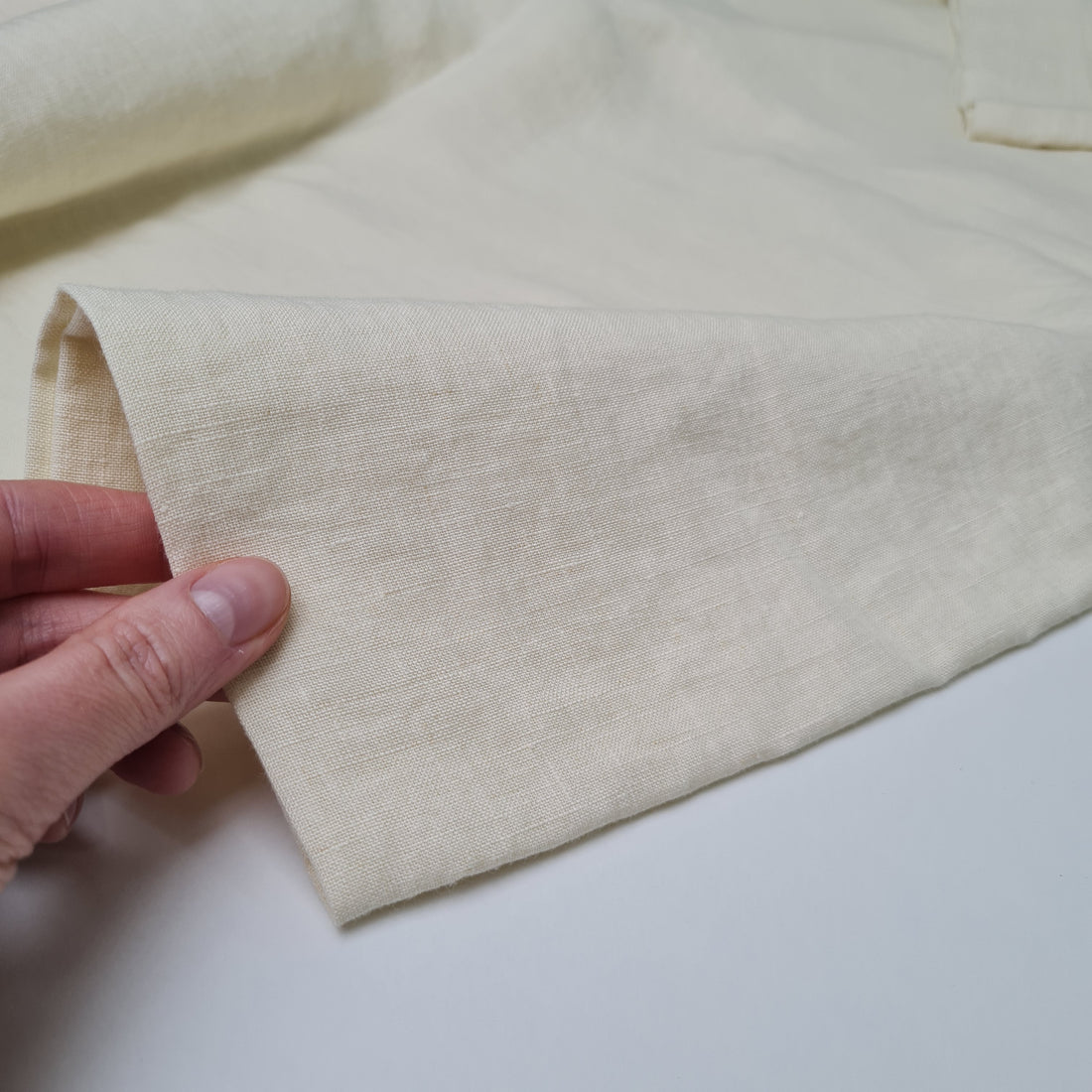 Milky Linen Pillowcases Linen Washed Fabric