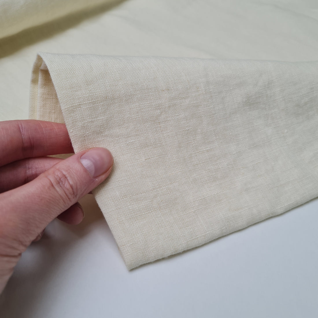 Milky Linen Pillowcases Linen Washed Fabric