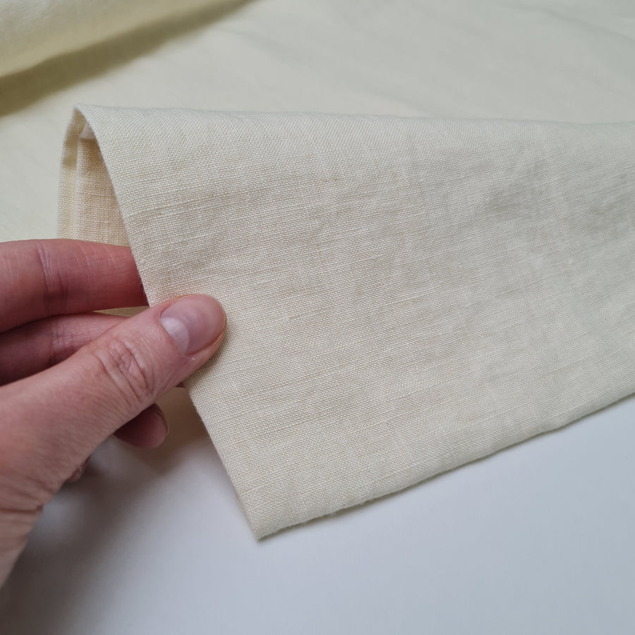 Milky Linen Pillowcases Linen Washed Fabric