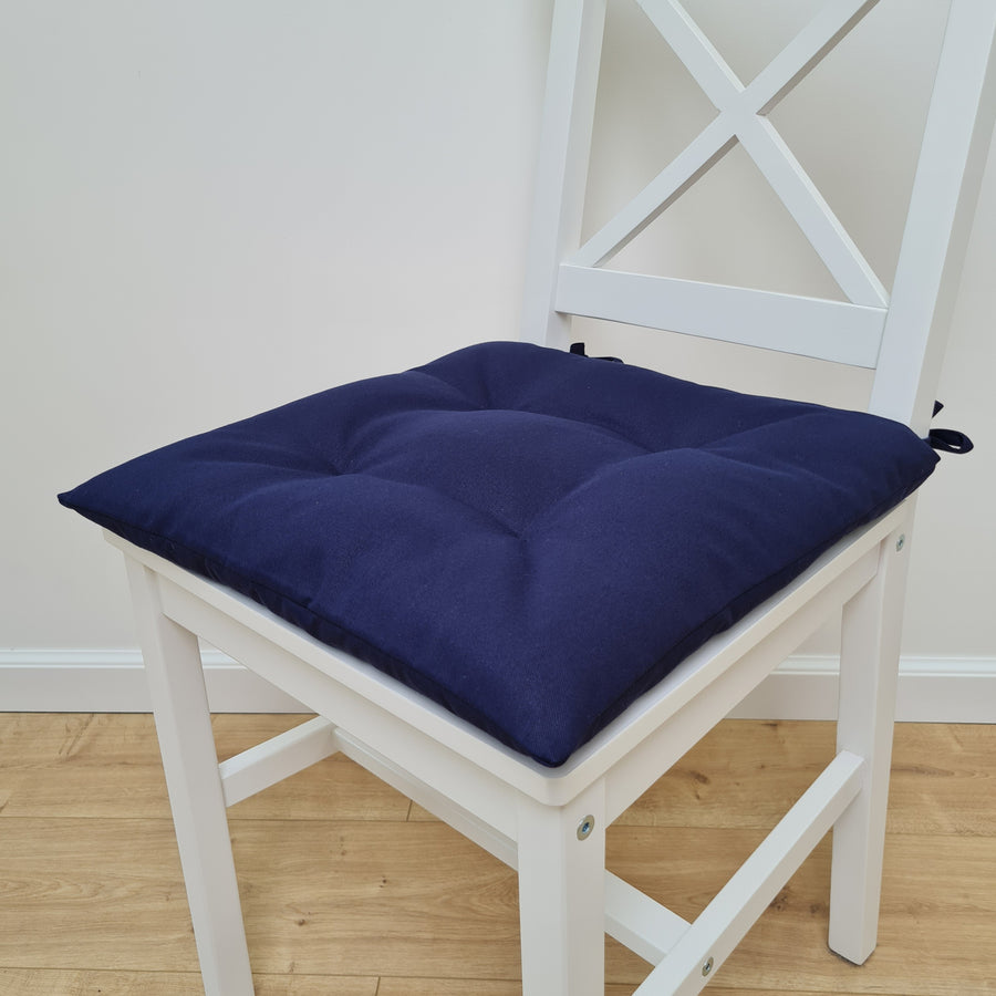 Hemp cotton seat Cushion for chair without ties filled organic hemp fiber in natural cotton fabric Chair Cushion Pillow seat Chair Cushion Pillow seat