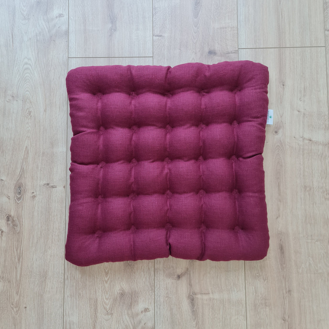 Linen Buckwheat floor cushion Zabuton Organic pillow buckwheat hulls / pillow seat/Meditation Yoga /Natural