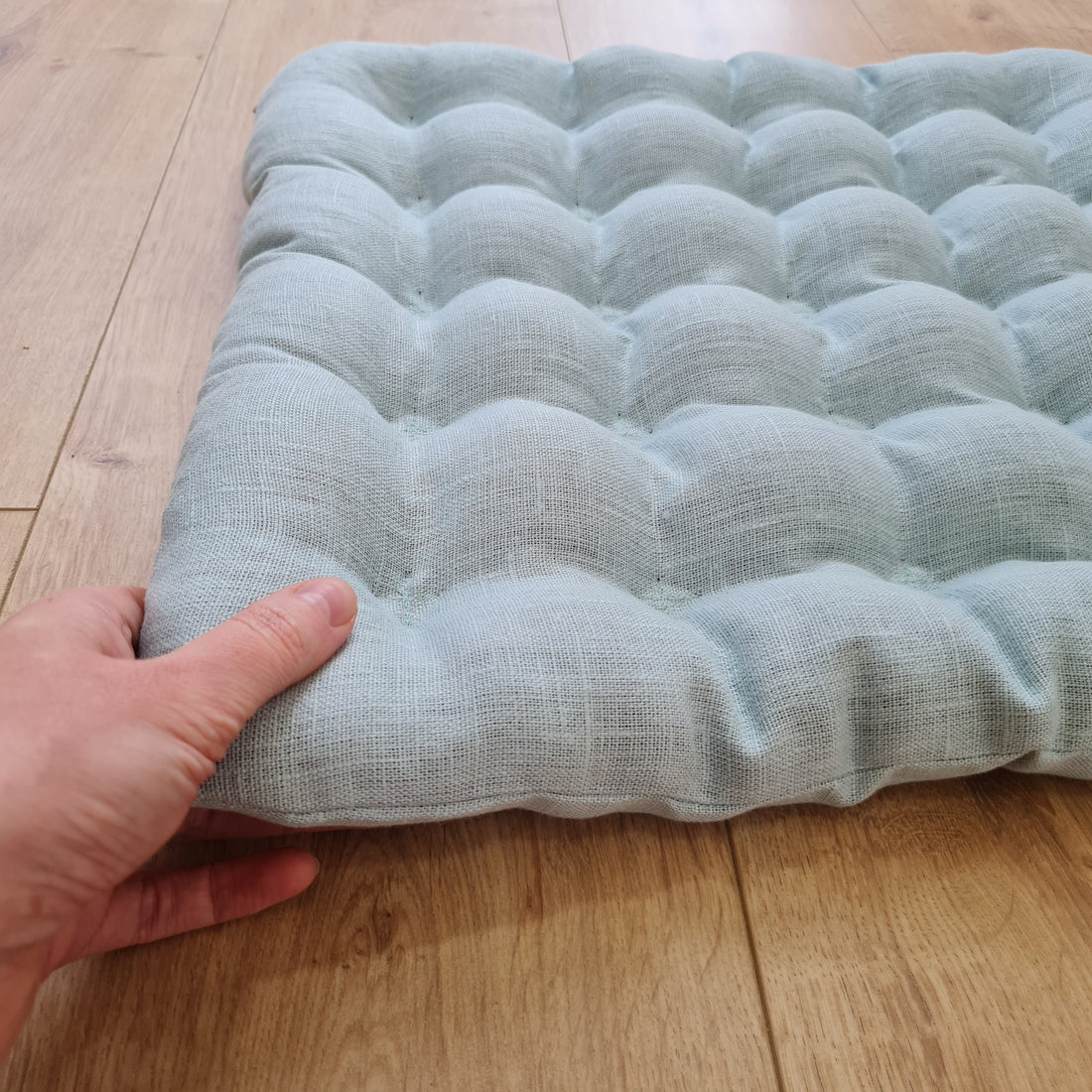 Linen Buckwheat floor cushion Zabuton Organic pillow buckwheat hulls / pillow seat/Meditation Yoga /Natural