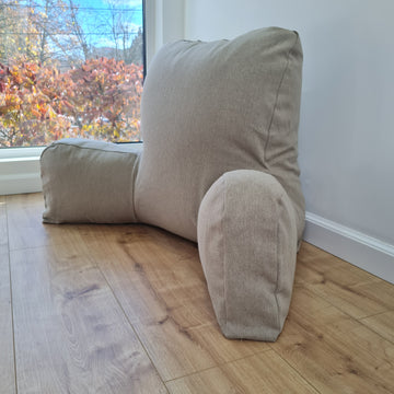 Hemp seat cushion filled organic hemp fiber filling with removable natural zippered cover