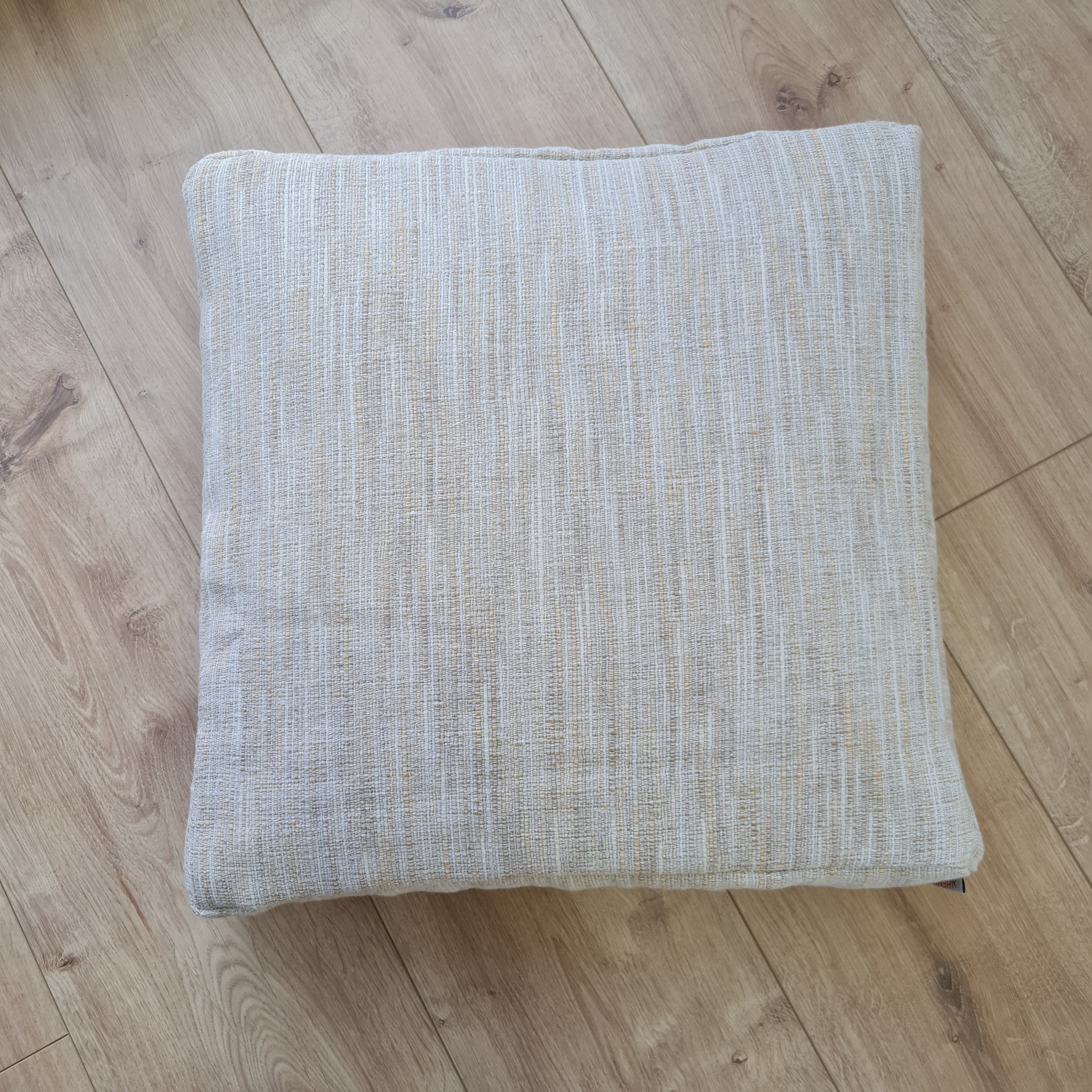 Hemp cushion with removable cover Hemp fiber filling in cotton fabric with linen cover Floor cushion custom made size