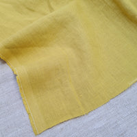 Yellow Linen Pillowcases Linen Washed Fabric