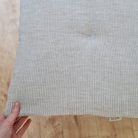 Hemp Linen seat cushion for chair with ties filled organic hemp fiber in natural non dyed linen fabric Chair Cushion Pillow seat