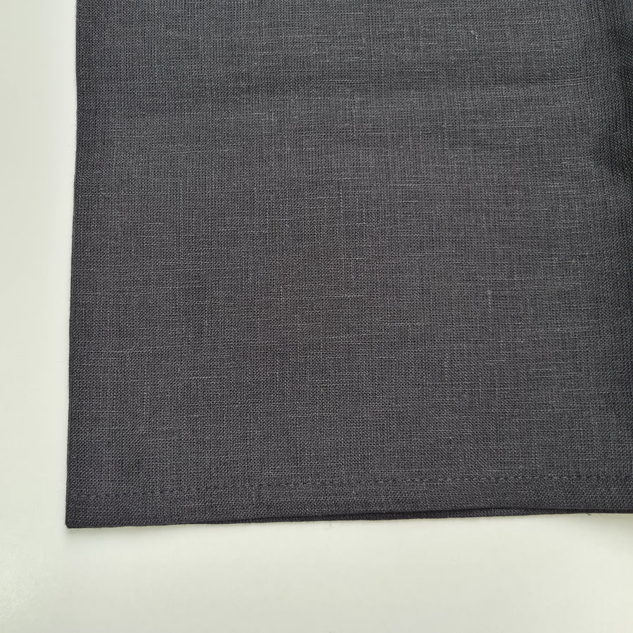 16" x 24" (40x60cm) black Linen Pillowcases Linen Fabric