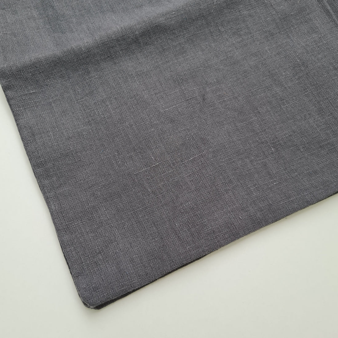 16" x 24" (40x60cm) graphite Linen Pillowcases Linen Washed Fabric