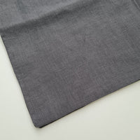 16" x 24" (40x60cm) graphite Linen Pillowcases Linen Washed Fabric