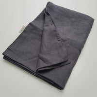 16" x 24" (40x60cm) graphite Linen Pillowcases Linen Washed Fabric