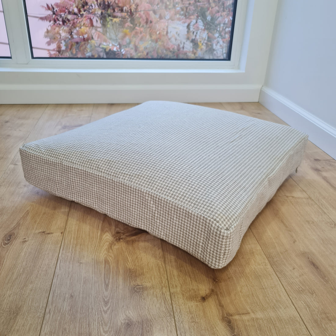 Hemp cushion with removable cover Hemp fiber filling in cotton fabric with linen cover Floor cushion custom made size