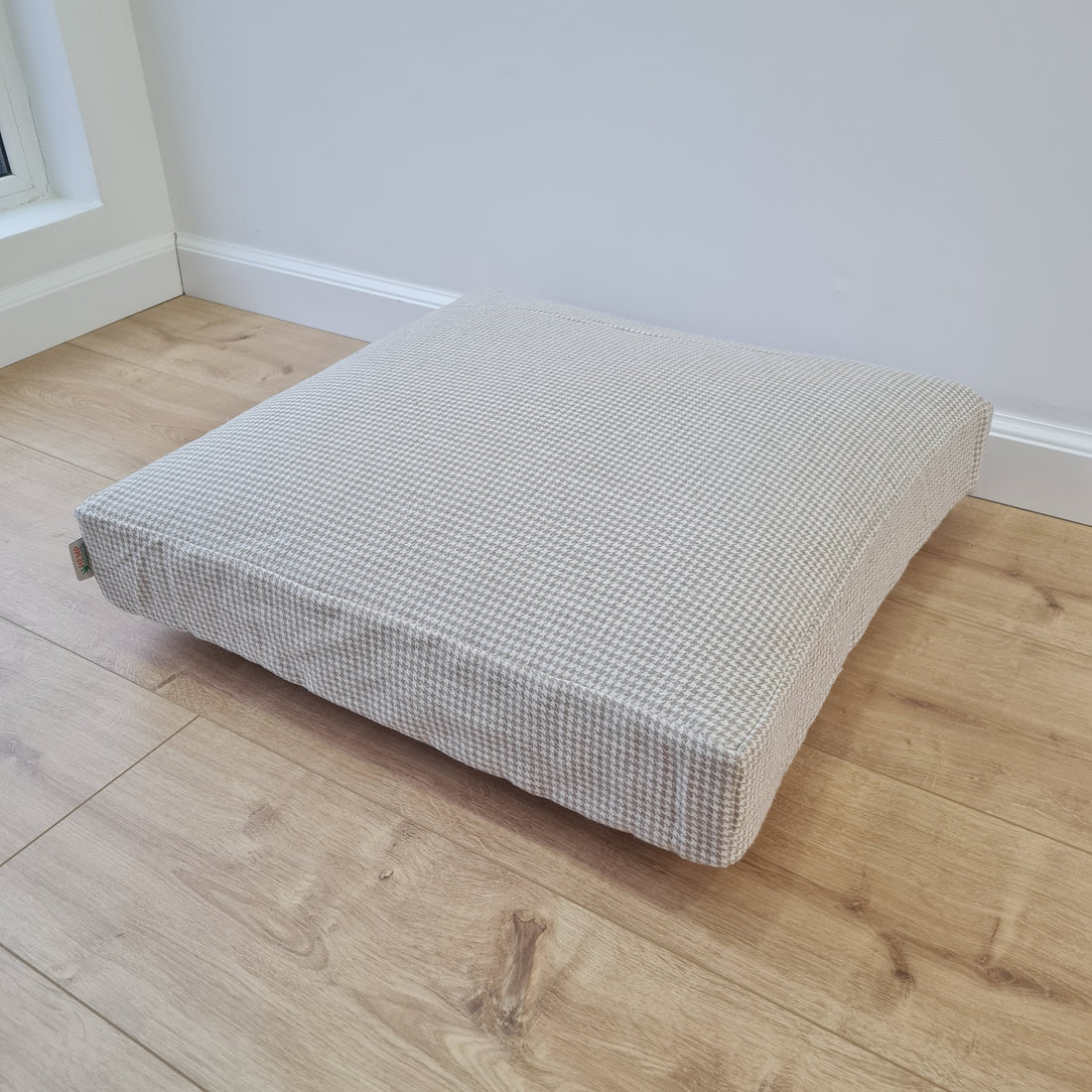 Hemp cushion with removable cover Hemp fiber filling in cotton fabric with linen cover Floor cushion custom made size