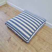 Hemp cushion with removable cover Hemp fiber filling in cotton fabric with linen cover Floor cushion custom made size