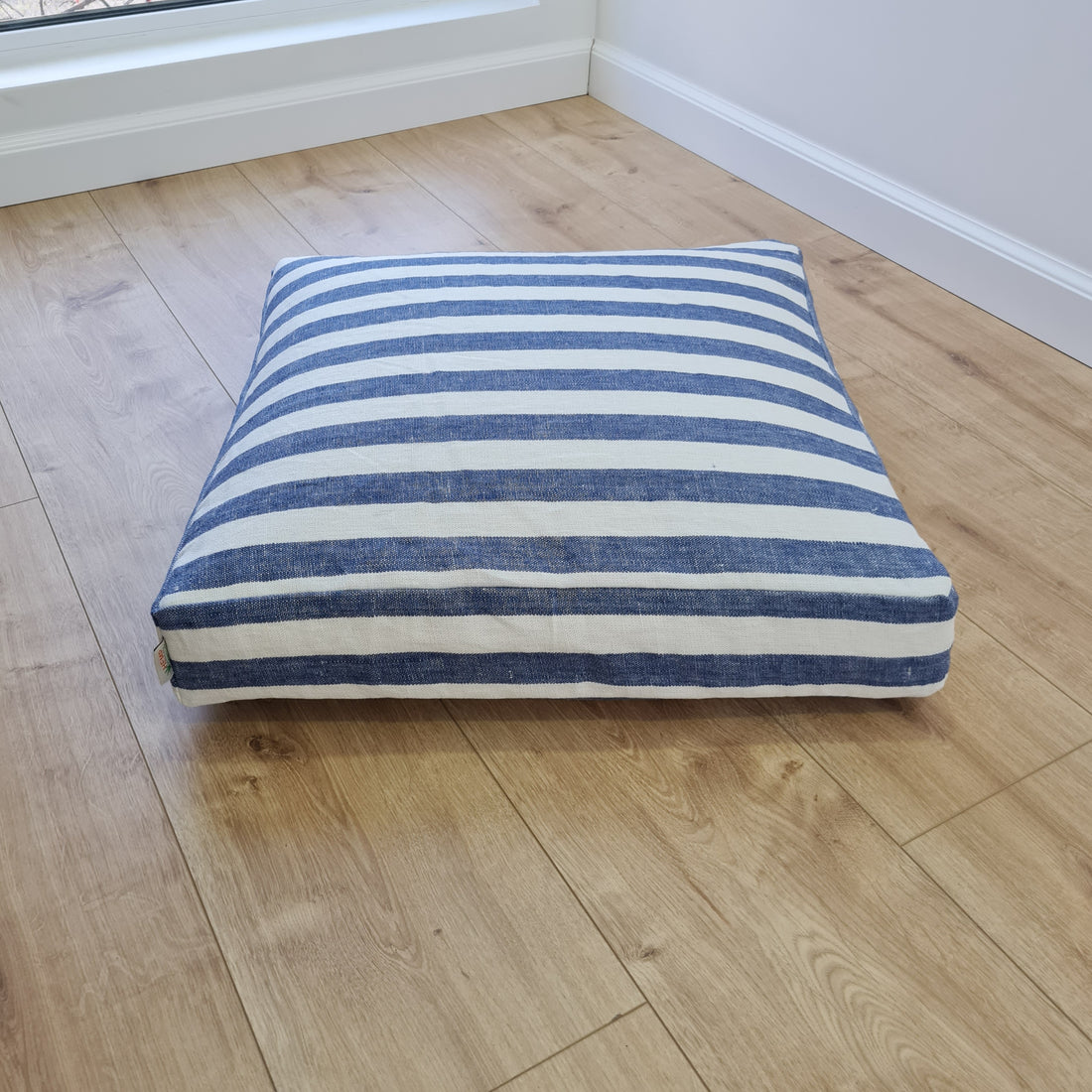 Hemp cushion with removable cover Hemp fiber filling in cotton fabric with linen cover Floor cushion custom made size