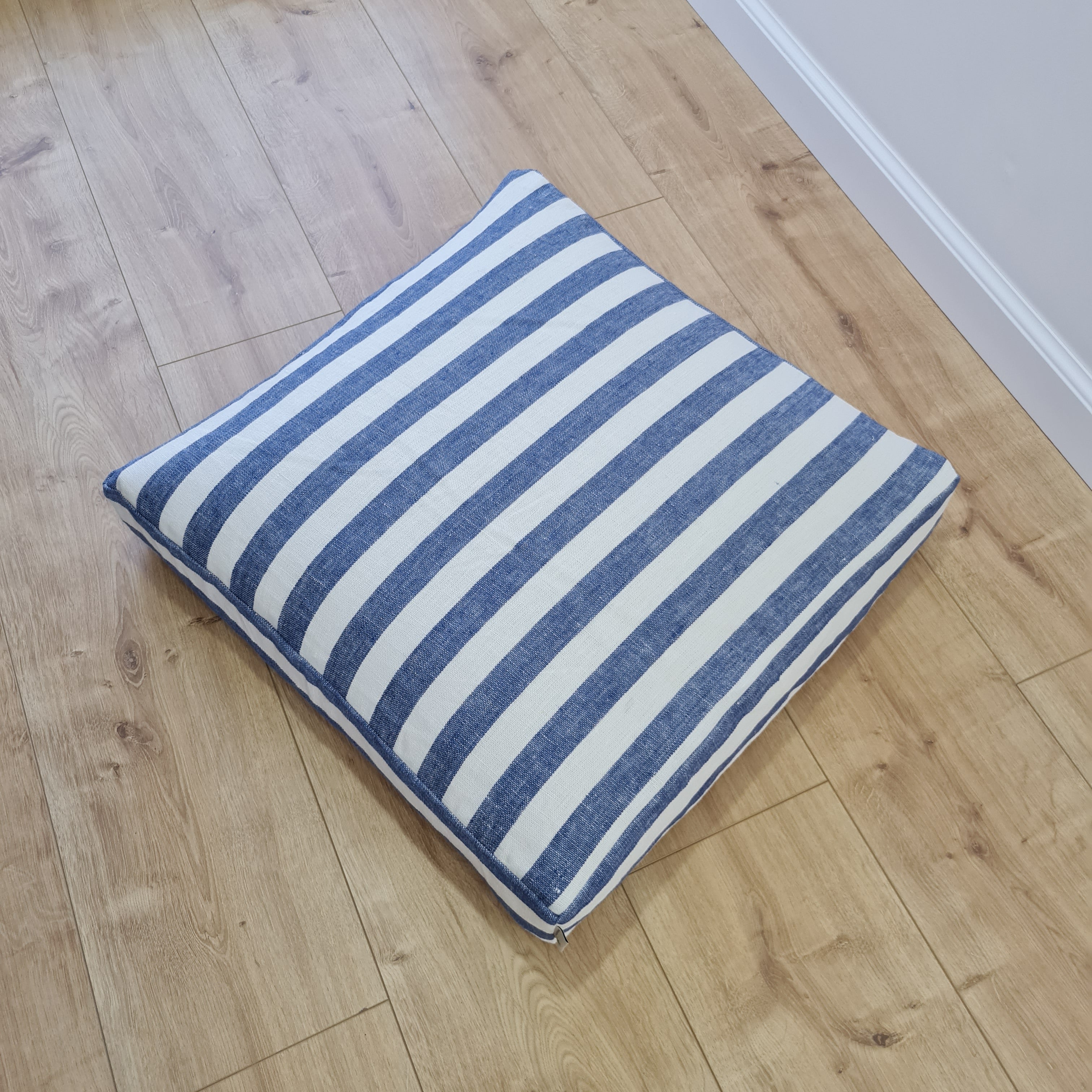 Hemp cushion with removable cover Hemp fiber filling in cotton fabric with linen cover Floor cushion custom made size