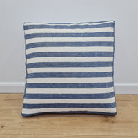 Hemp cushion with removable cover Hemp fiber filling in cotton fabric with linen cover Floor cushion custom made size