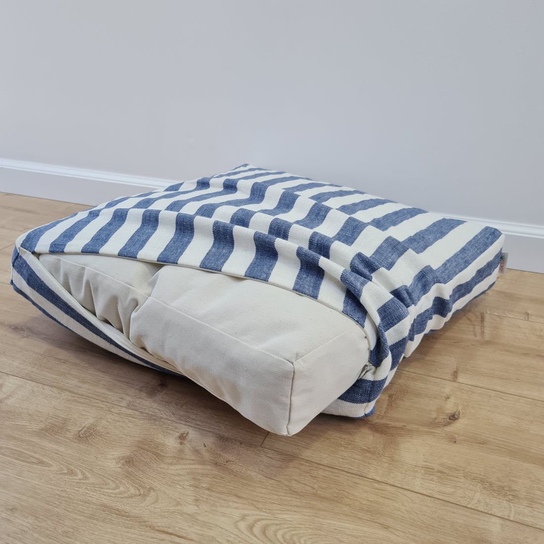 Hemp cushion with removable cover Hemp fiber filling in cotton fabric with linen cover Floor cushion custom made size