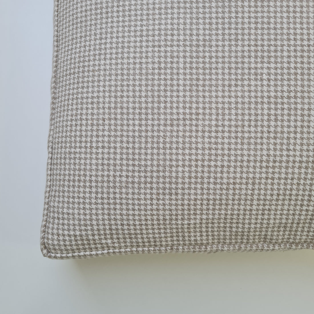 Hemp cushion with removable cover Hemp fiber filling in cotton fabric with linen cover Floor cushion custom made size