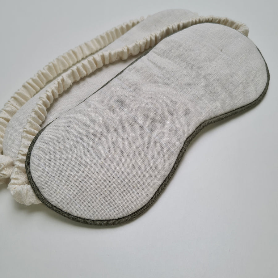 Organic Hemp Eye Mask Meditation Eye Mask Sleep Mask Natural Hemp Fiber Filling Hemp Fabric