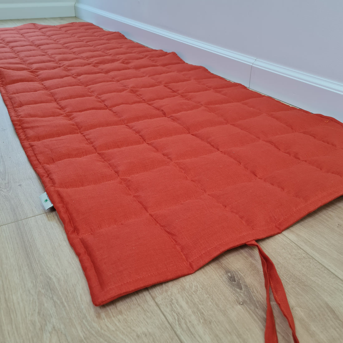 Hemp Yoga mat / Natural organic yoga mat rug/ hemp fiber in linen fabric / for Yoga studio pilates/Meditation / hand made/ Eco friendly