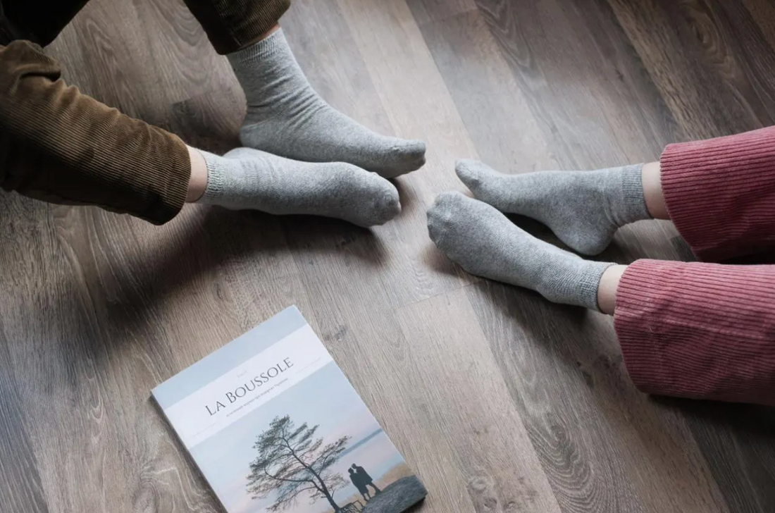 Hemp Socks Set 6+1 Pairs | Natural Eco Socks for Men & Women | Breathable Hemp Fiber | Weekly Socks Bundle + Free Pair