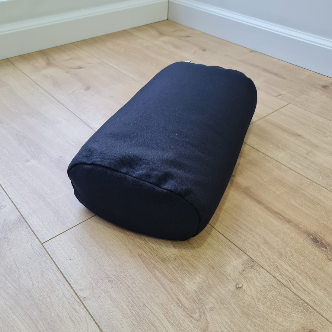 Cotton Bolster filled organic Buckwheat hulls yoga pillow Meditation pillow natural non dyed cotton fabric