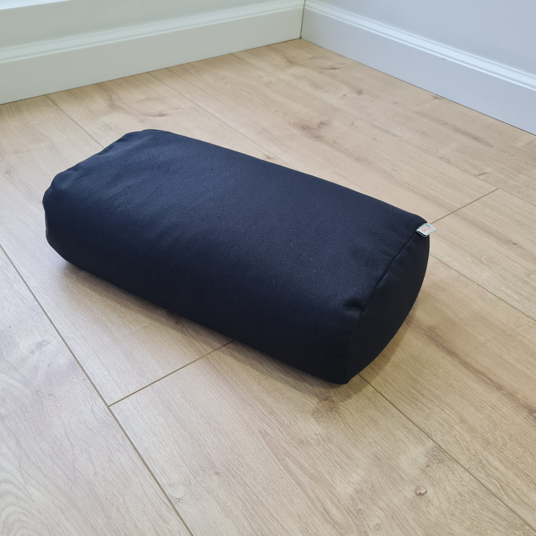 Cotton Bolster filled organic Buckwheat hulls yoga pillow Meditation pillow natural non dyed cotton fabric