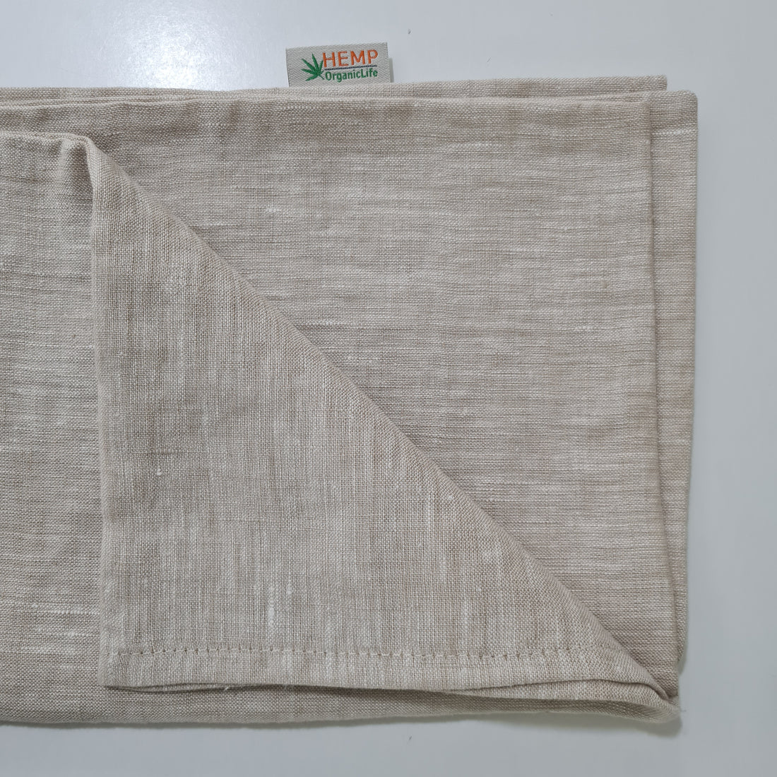 14" x 20" (35x50cm) Linen Pillowcases in natural undyed linen Washed Fabric