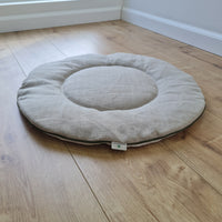 Round HEMP pet mat carpet filled HEMP Fiber rug /dog mat pad/ cat mat/organic dog mat pad/organic cat/ pet blanket