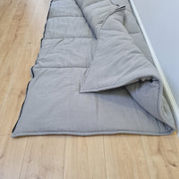 Thick HEMP Sleeping bag Ashen HEMP fabric filled organic Hemp fiber filling - Hemp sleep bag / blanket quilt, hand made