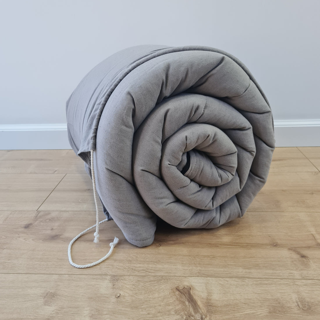 Thick HEMP Sleeping bag Ashen HEMP fabric filled organic Hemp fiber filling - Hemp sleep bag / blanket quilt, hand made