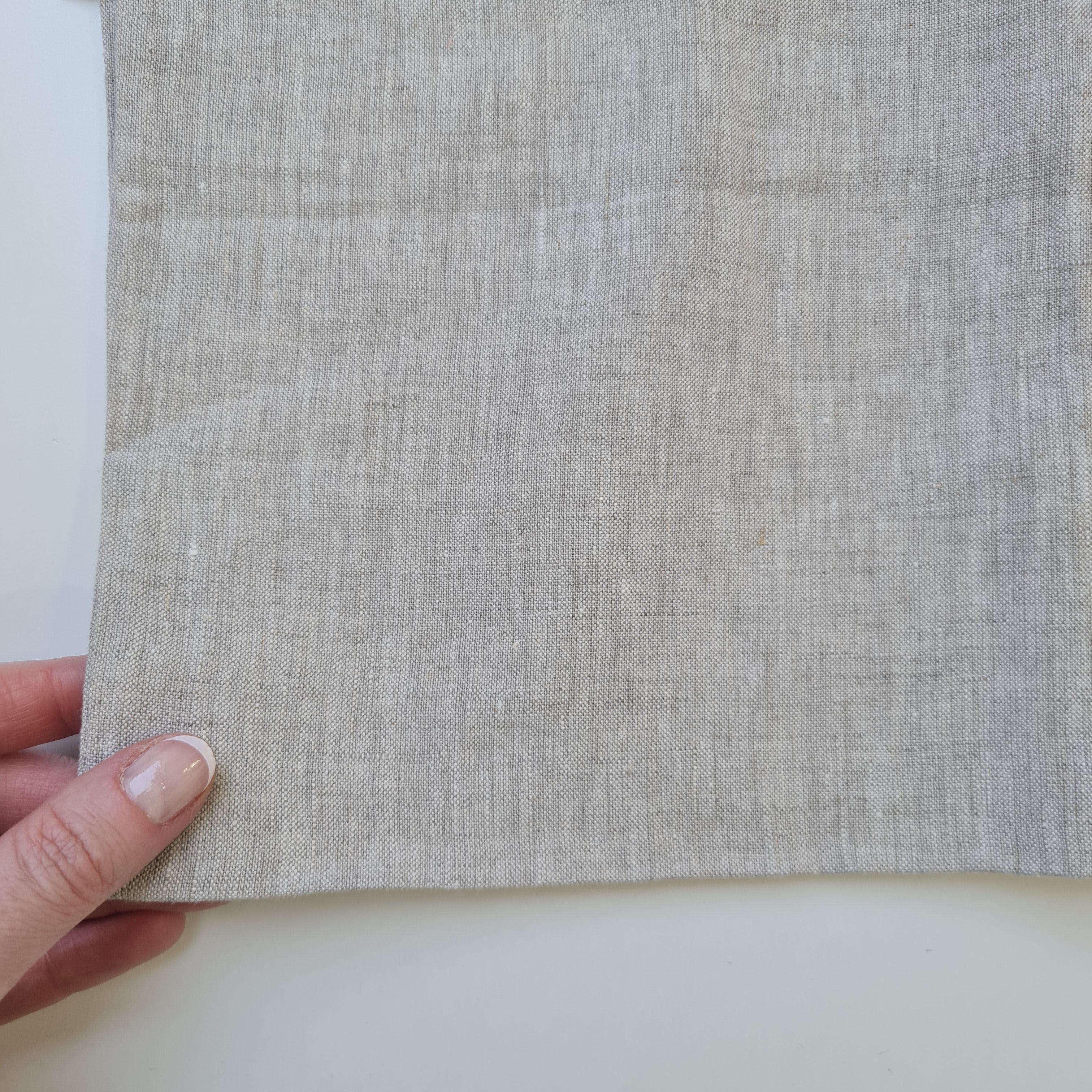 16" x 24" (40x60cm) Linen Pillowcases in natural undyed linen Washed Fabric